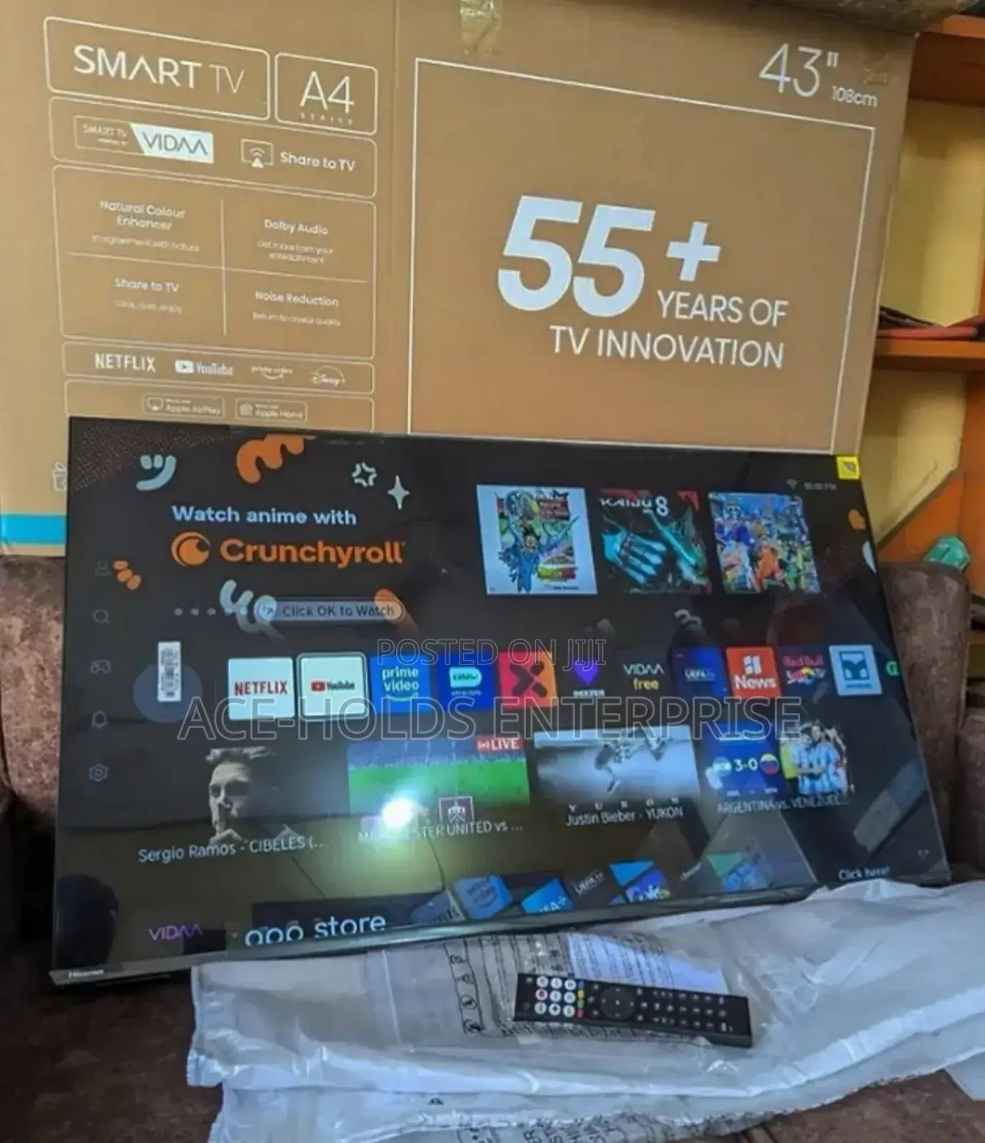 A4 Series - Hisense 43" Vidaa Smart Os TV (108cm)