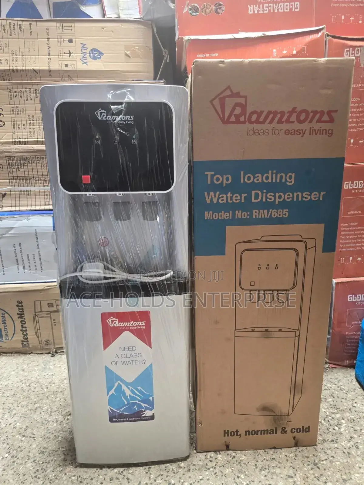 Ramtons Rm/685 3 Taps Water Dispenser With Compressor Cooling
