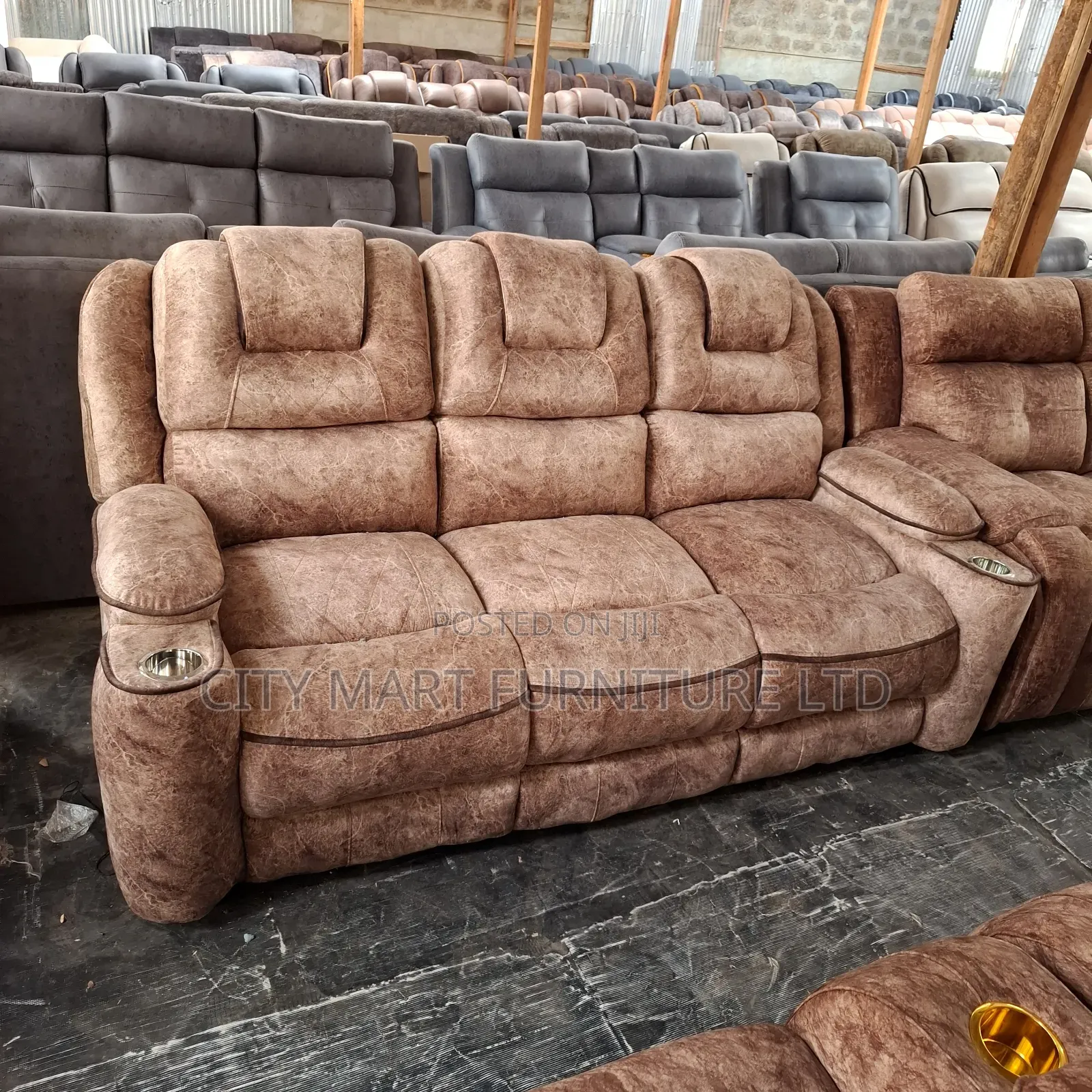 Luxurious Modern 3-Seater Semi-Recliner Sofas Offers 