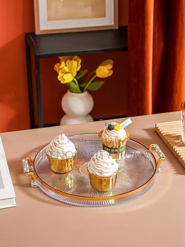 Clear Serving/Decor Trays Available