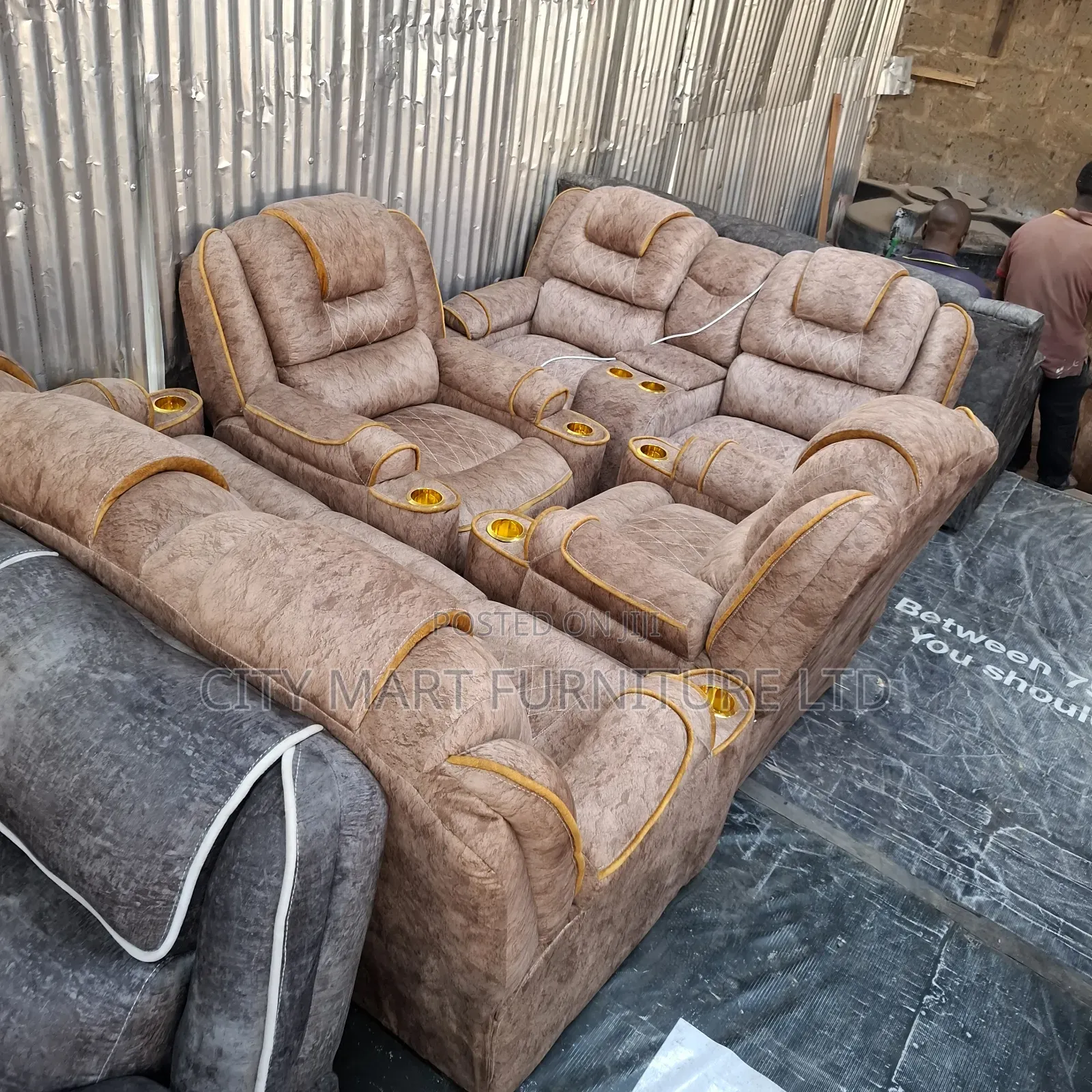 Premium Modern 5-Seater Semi-Recliner Sofas Offers 