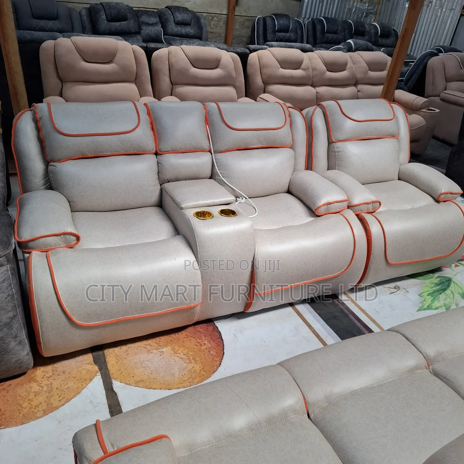 Refreshed Modern 2-Seater Semi-Recliner Sofas Offers 