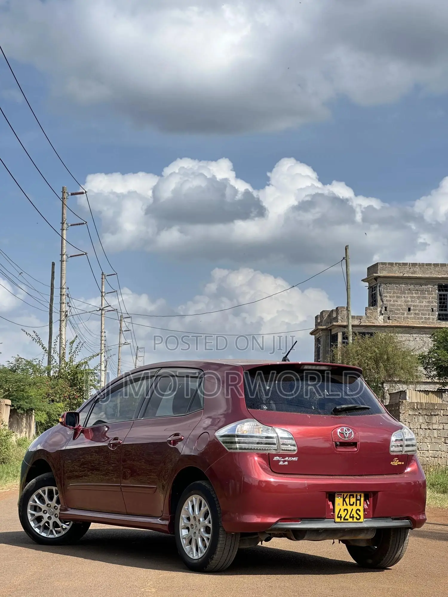 Toyota Blade 2008 Red