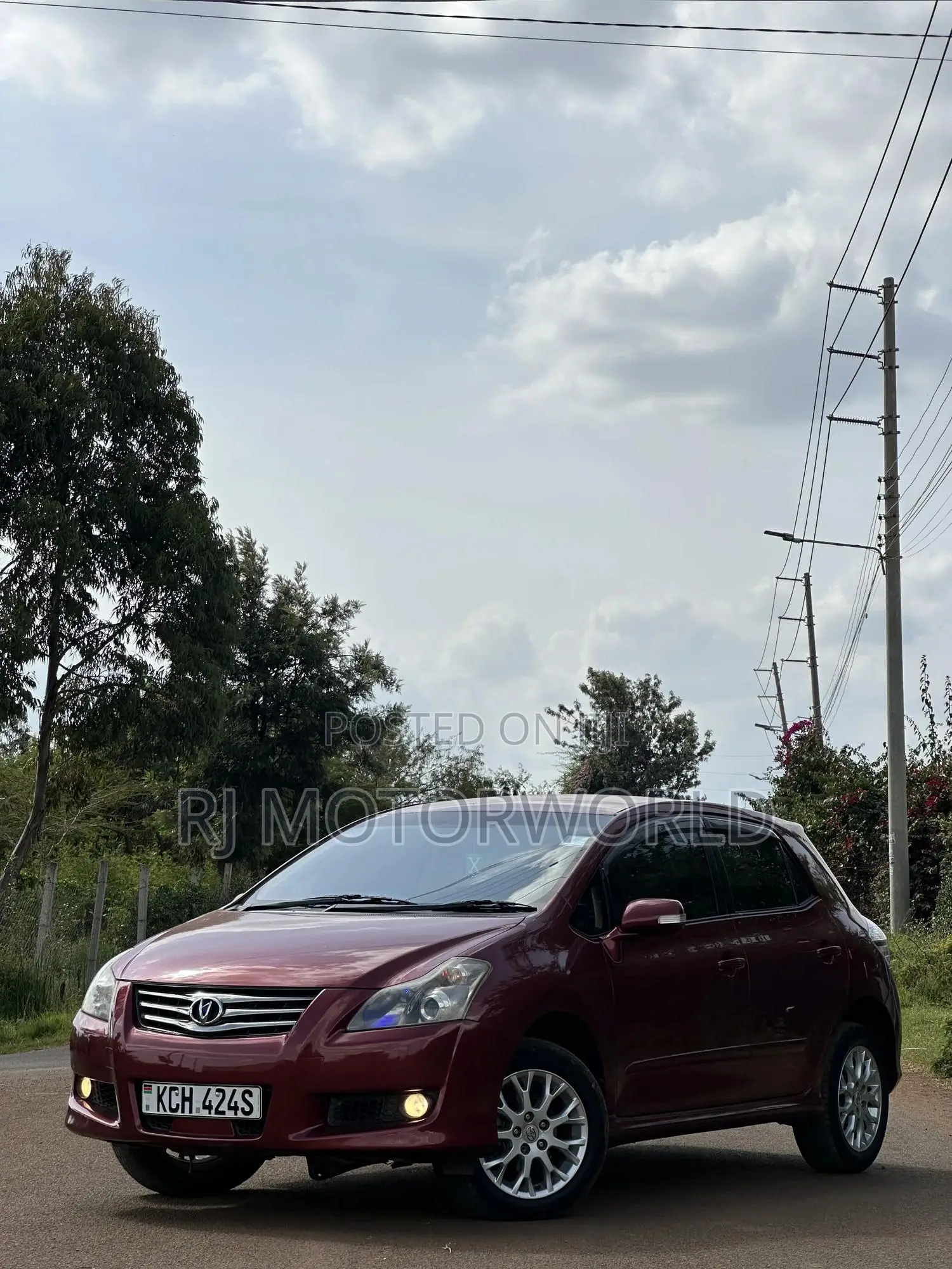 Toyota Blade 2008 Red