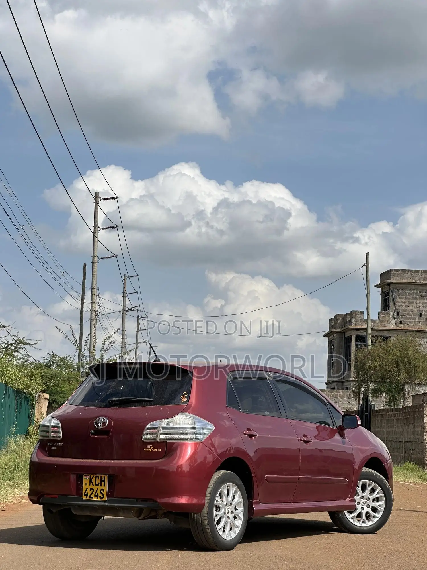 Toyota Blade 2008 Red