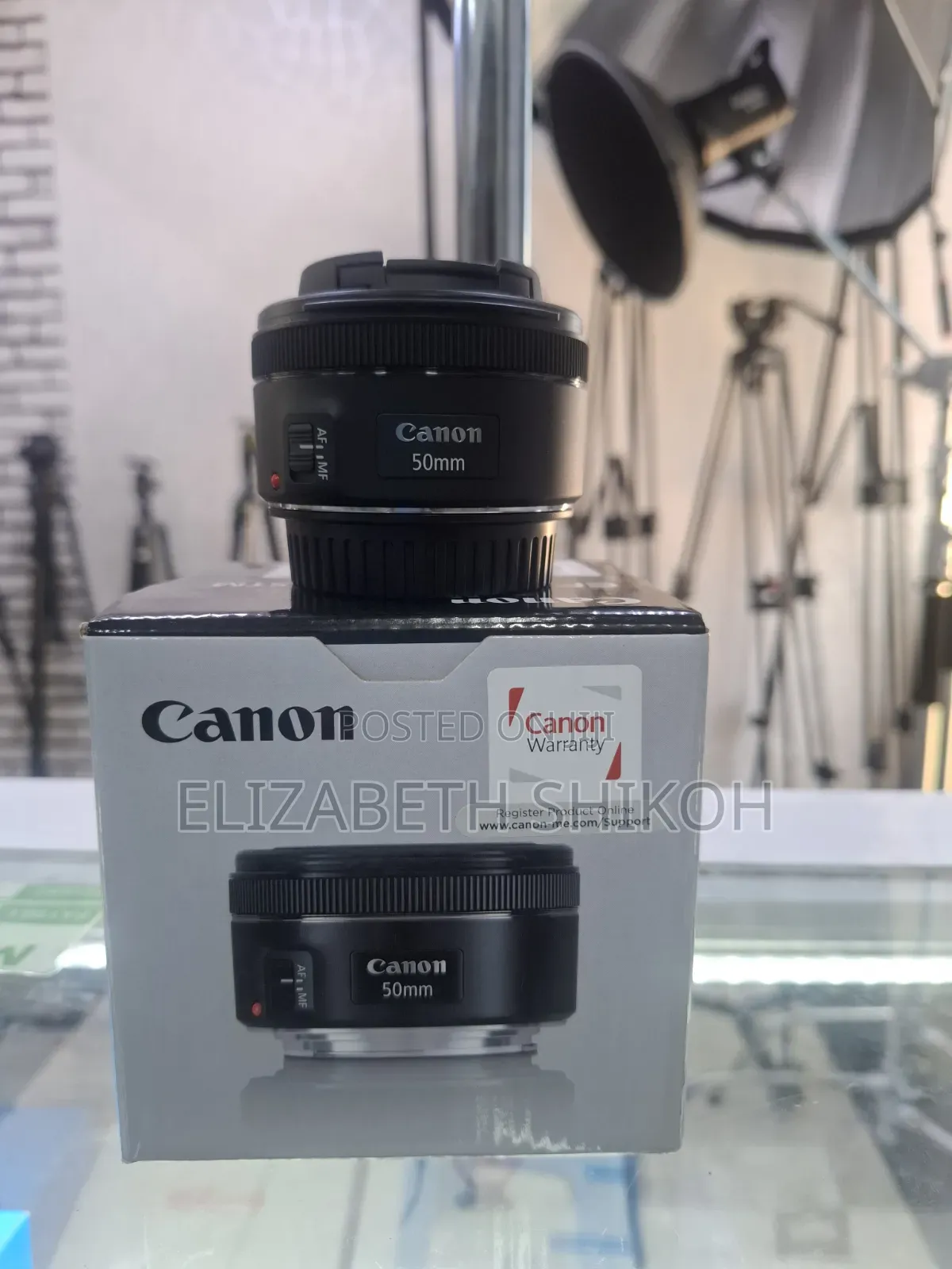 Canon Ef 50mm 1.8 STM Lens