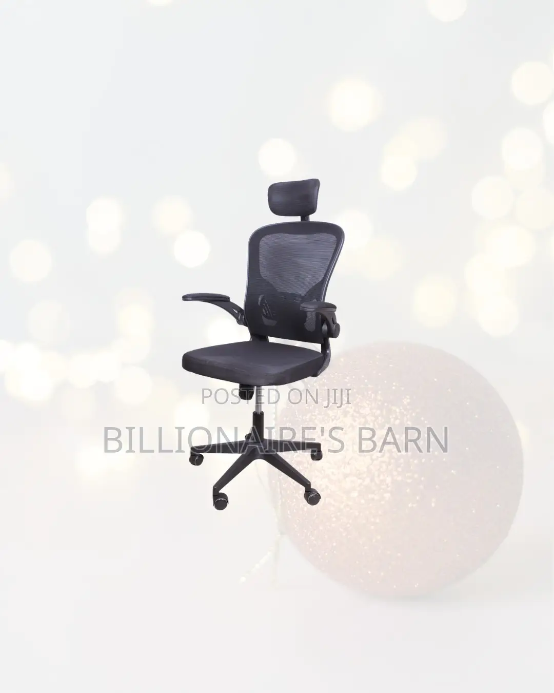 Ergonomic Office Chair Flip Up Arms Adjustable Headrest Direct