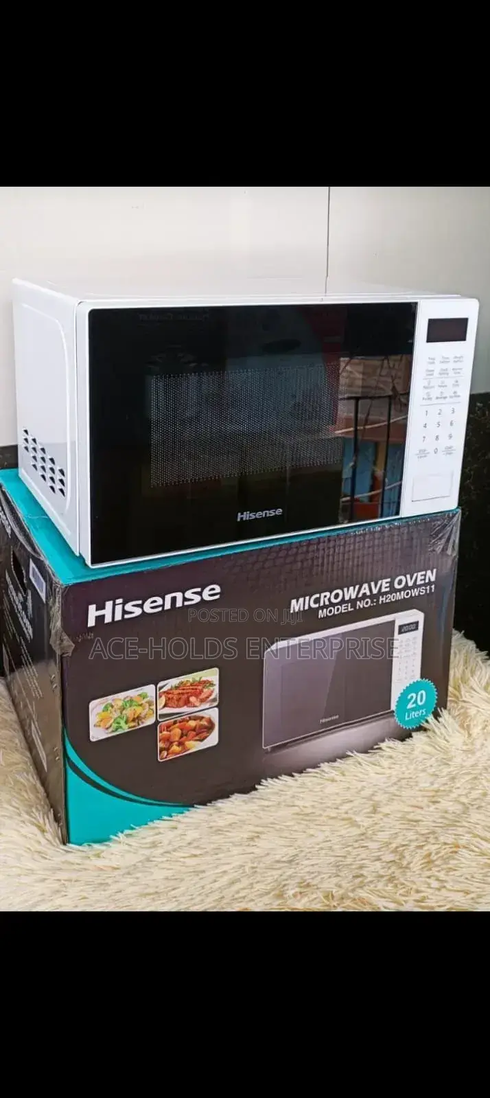 Hisense - 20 Litres Digital Microwave Oven (White)