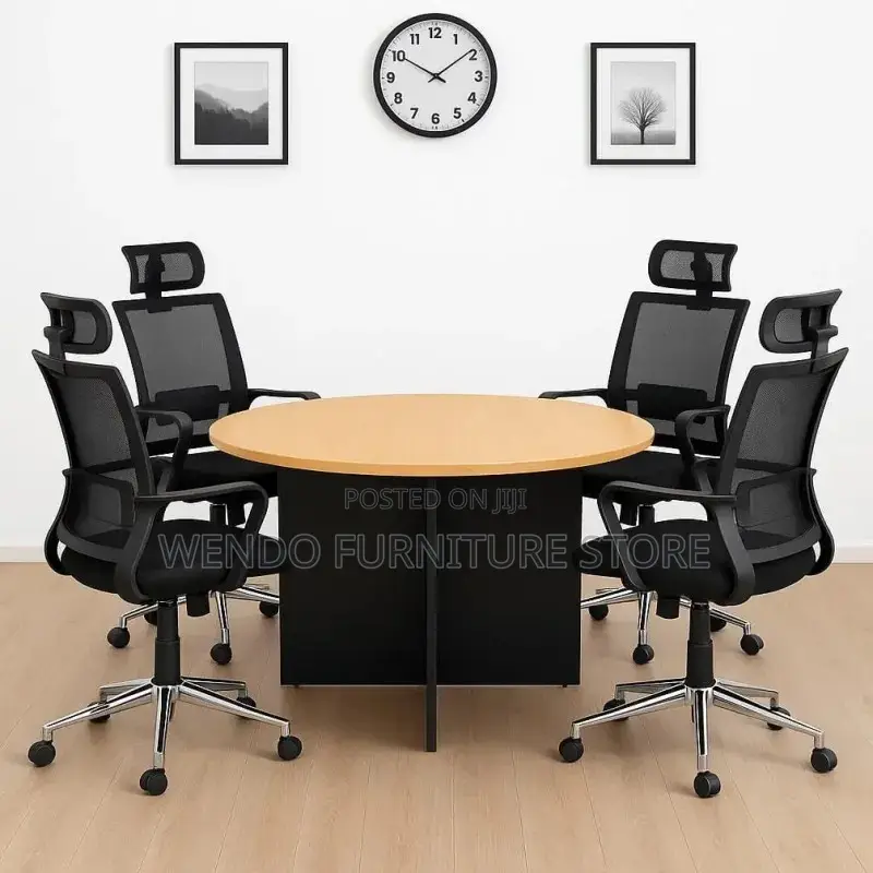 Office Table : W12 Boss Office 1.2m Round Conference Table,