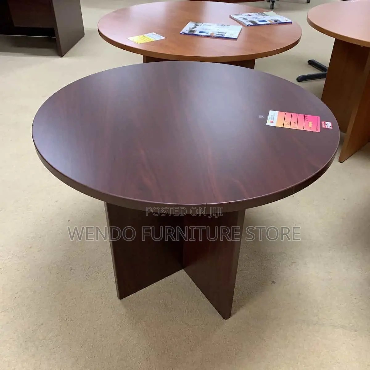 Office Table : W12 Boss Office 1.2m Round Conference Table,