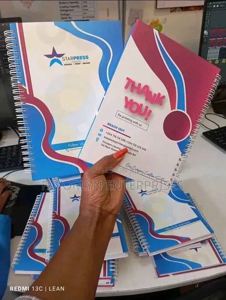 Customized Spring Notebook