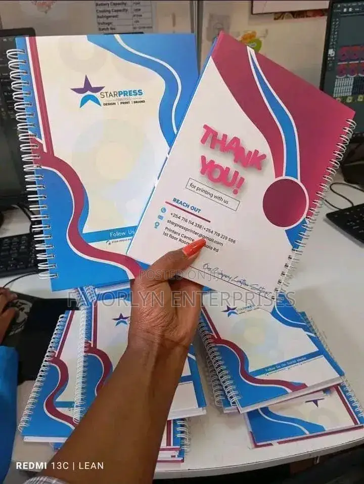 Customized Spring Notebook