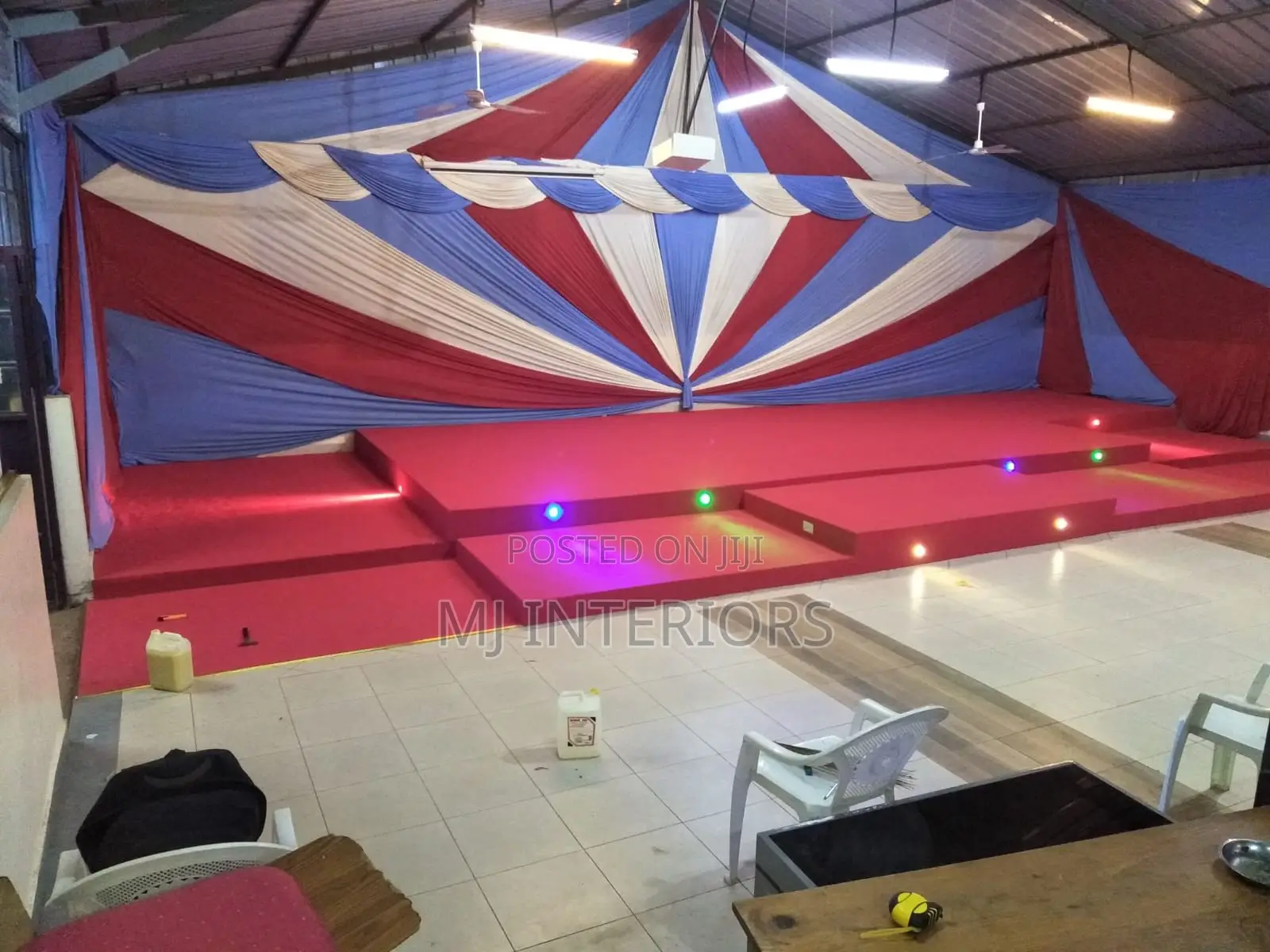 Red Delta Wall to Wall Carpet for Worship Centers