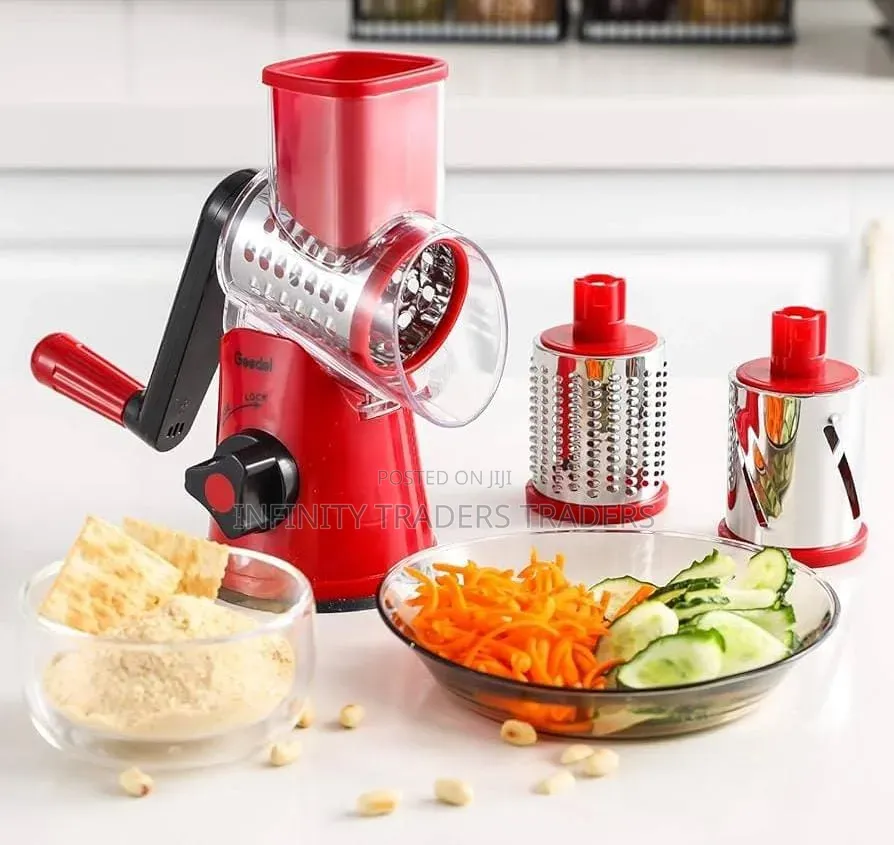 Rotary Drum Grater Veggie, Cheese Slicer