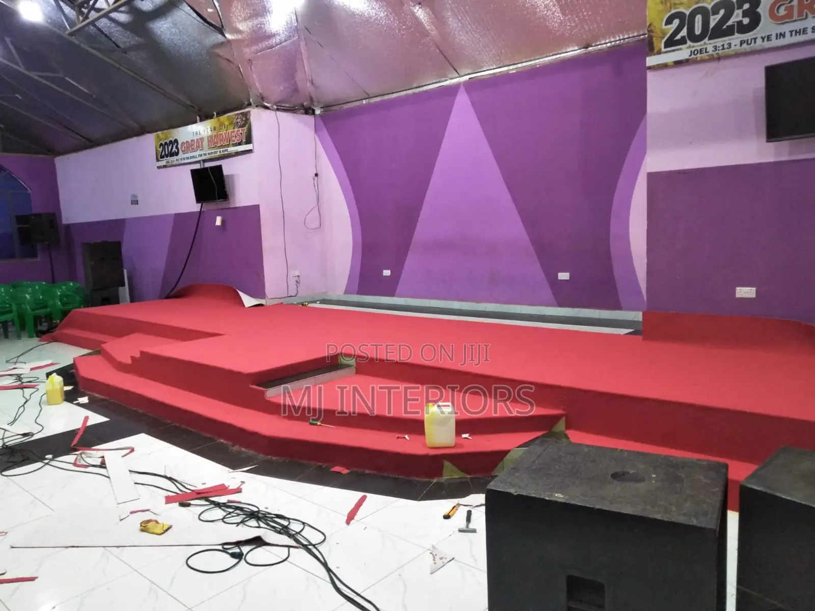Premium Red Delta Church Flooring for Worship Spaces