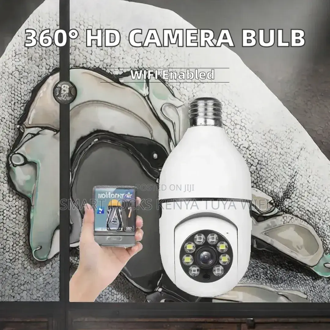 2mp E27 Bulb Security Monitor Wifi Camera Smart Home Surveillance CCTV