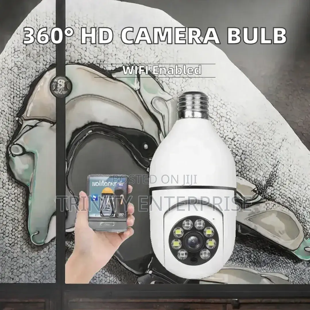 2mp E27 Bulb Security Monitor Wifi Camera Smart Home Surveillance CCTV