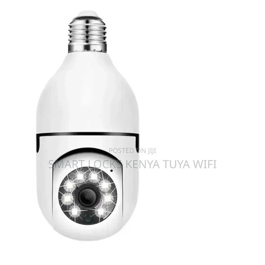 360 Degree Full Color Night Vision Wireless Bulb Lamp Camera 1080p