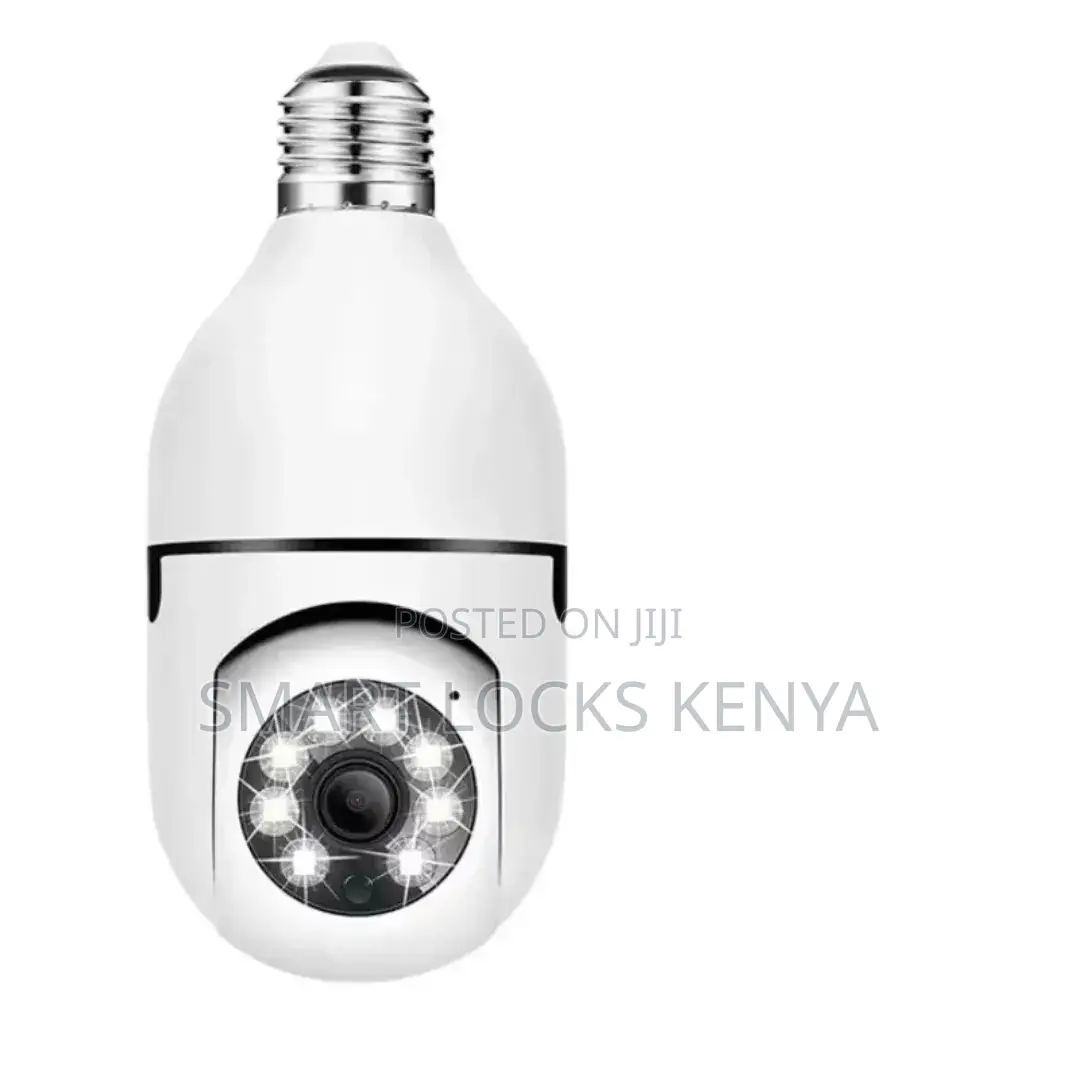 360 Degree Full Color Night Vision Wireless Bulb Lamp Camera 1080p