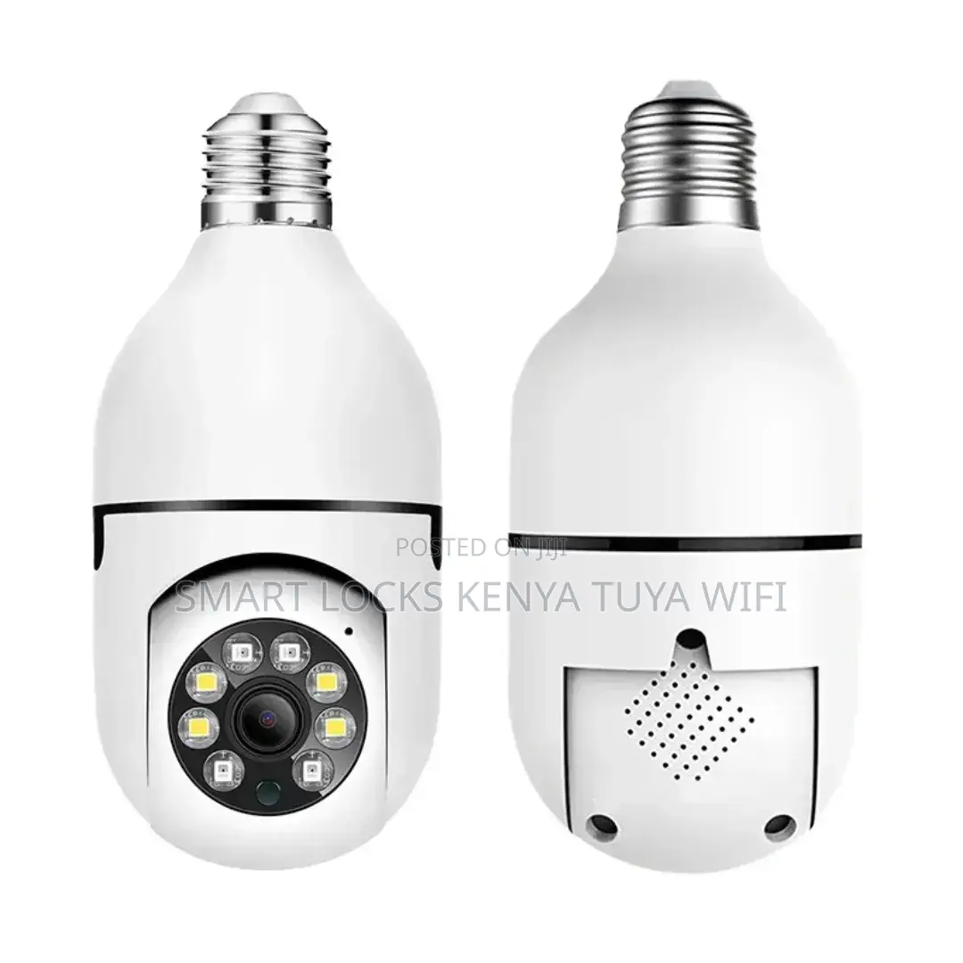 360 Degree Full Color Night Vision Wireless Bulb Lamp Camera 1080p