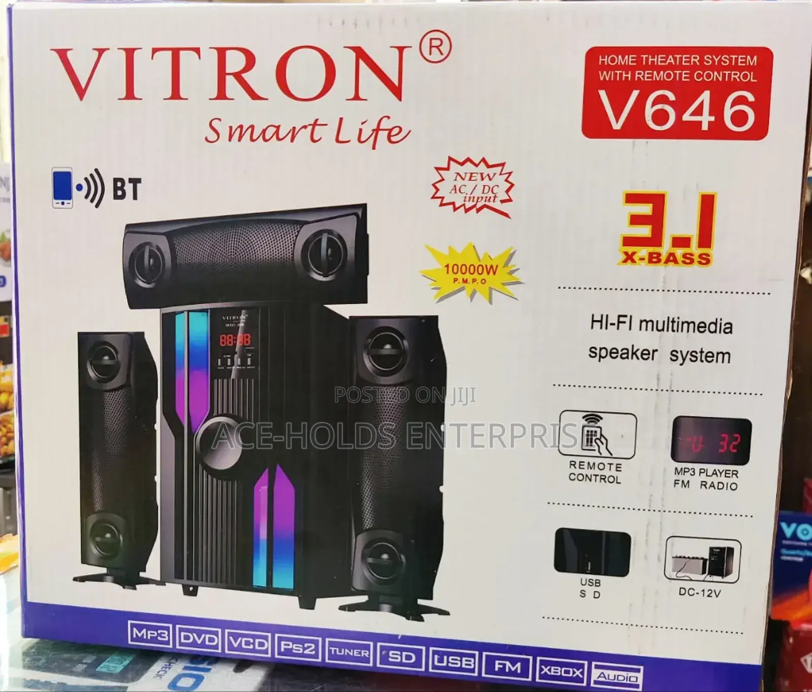 Vitron 3.1 Channel Woofer Speaker System - V645, V646, V641, V642