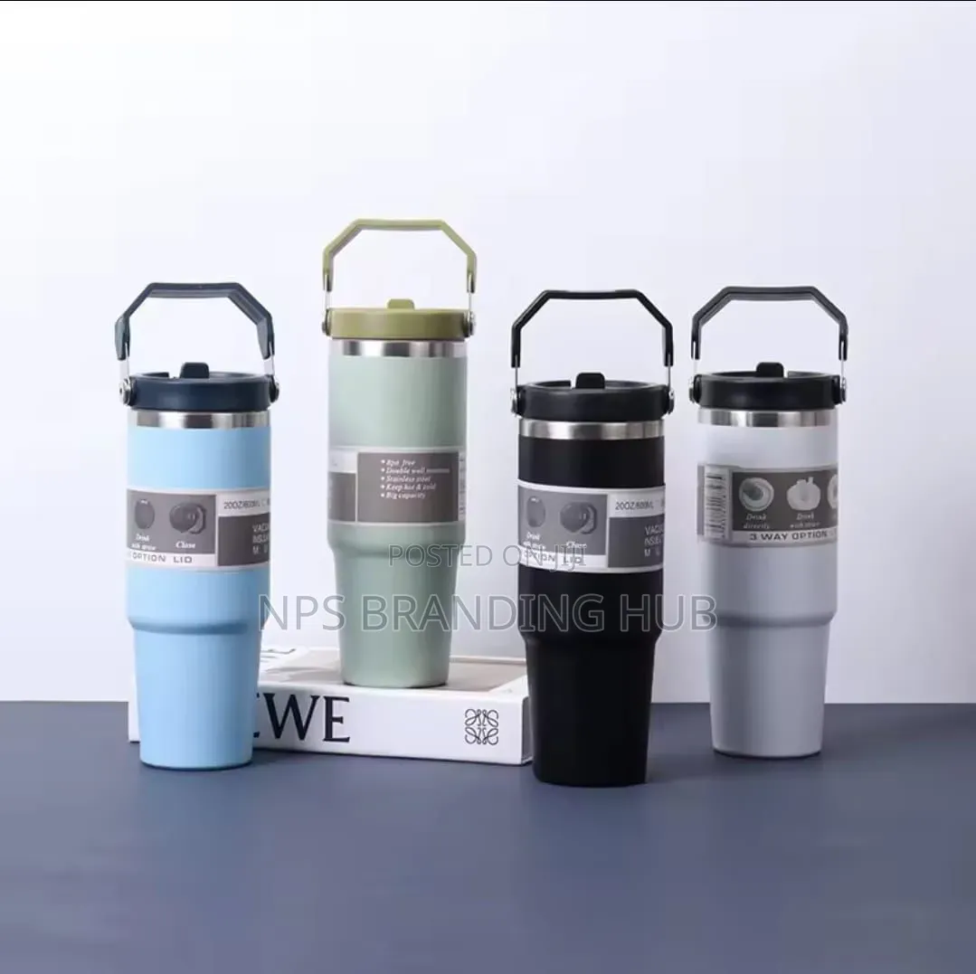 890ml Thermal Coffee Cup /Water Bottle With Handle Cn