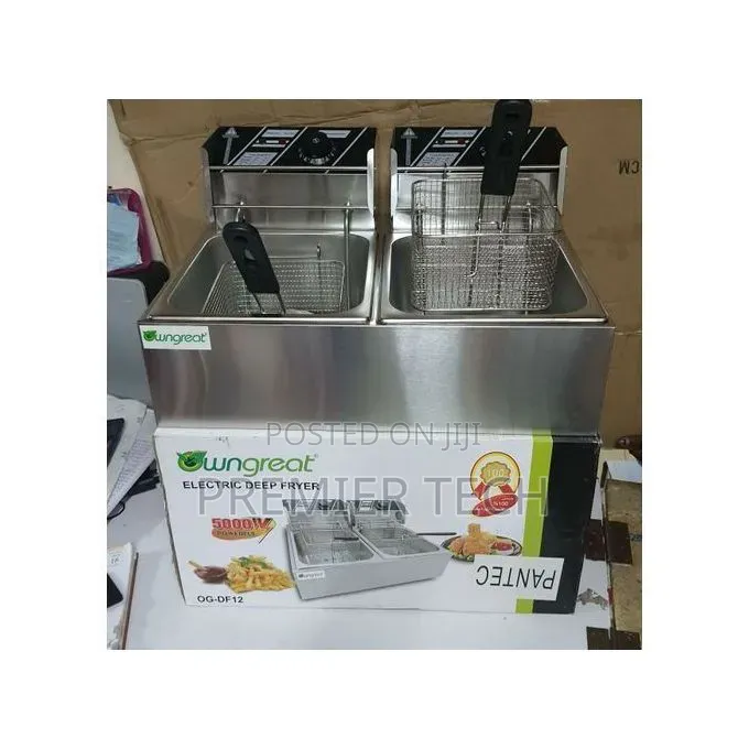 *Owngreat 12litre Double Deep Fryer*