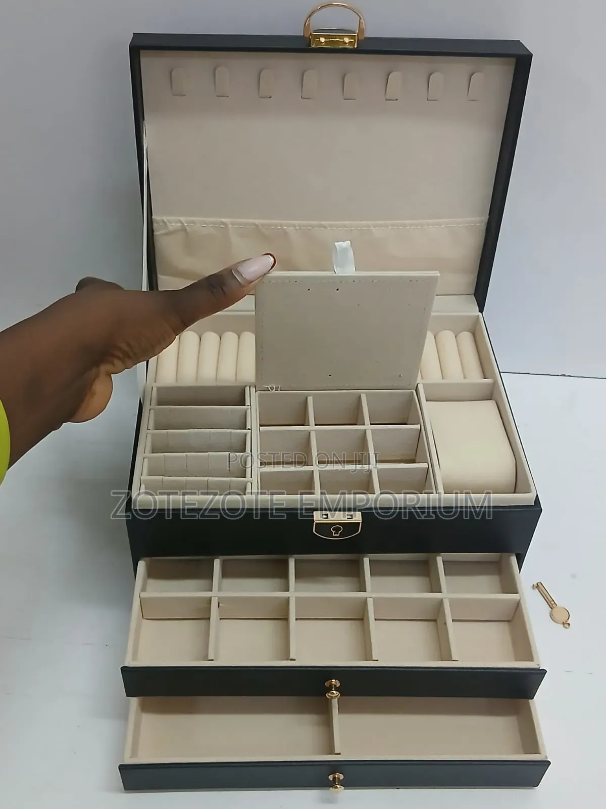 3 Layered Jewellery Storage Box
