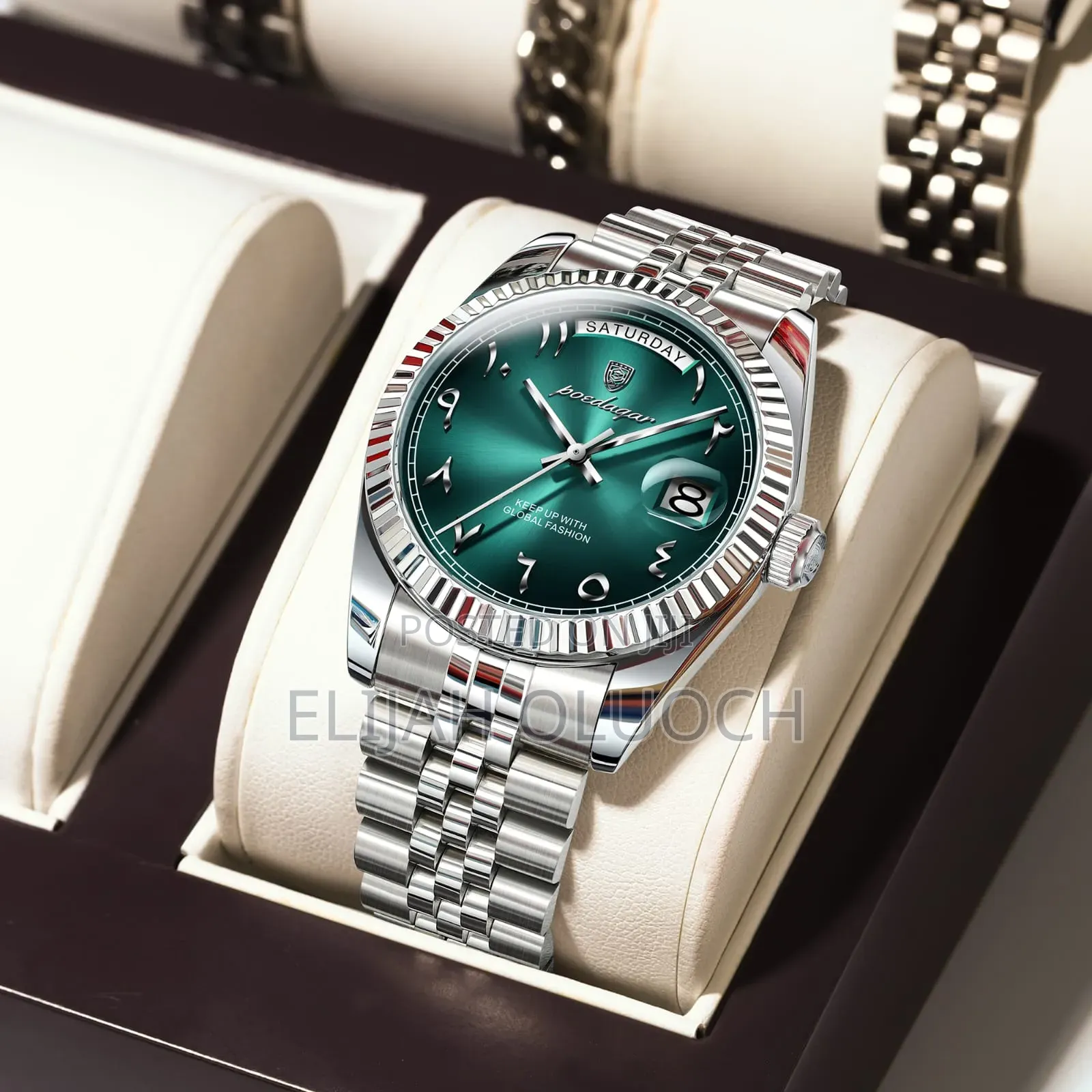 Poedagar Full Day Arabic Gents Watch