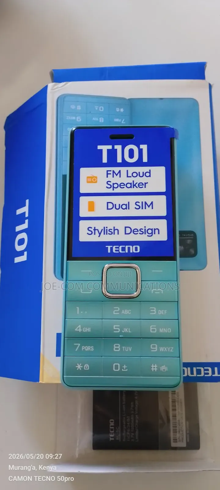 New Tecno T101 Blue