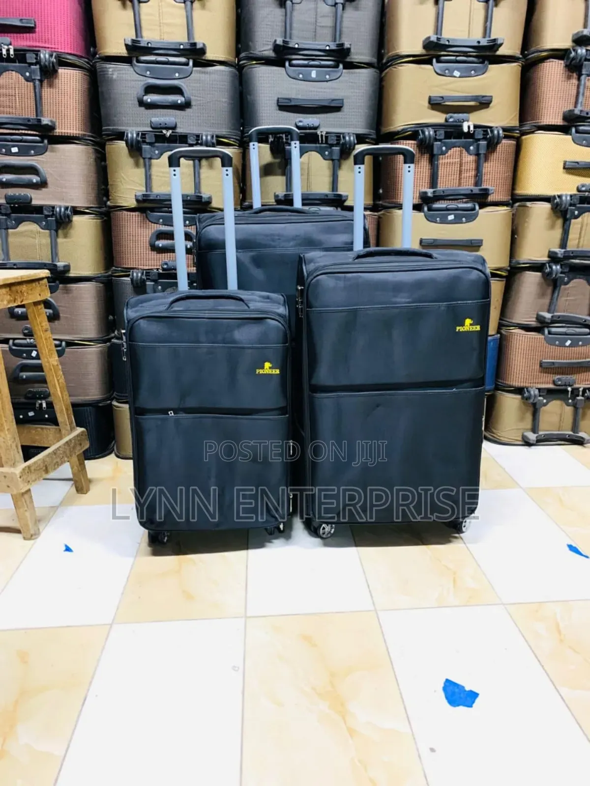 3 in 1 Fabric Laxurious Suitcase Briefcase Travel Bag