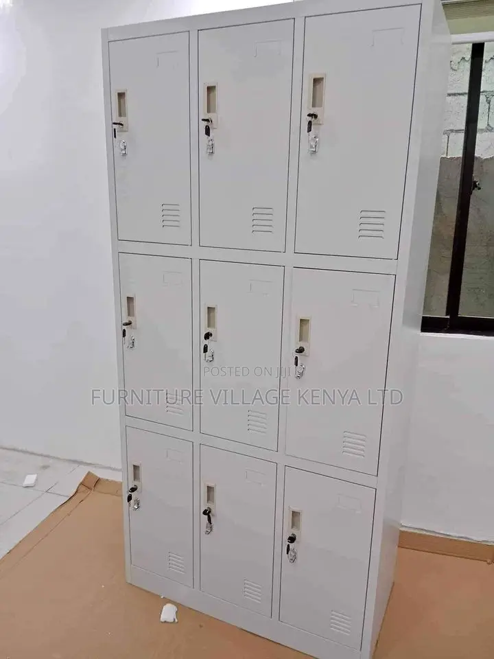 Multi 9 Door Storage Cabinet Locker