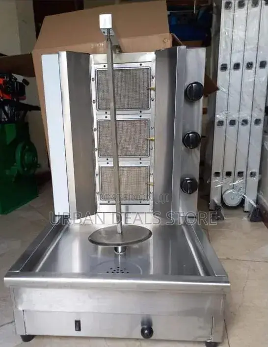 Commercial Shawarma 3 Gas Burner Machine
