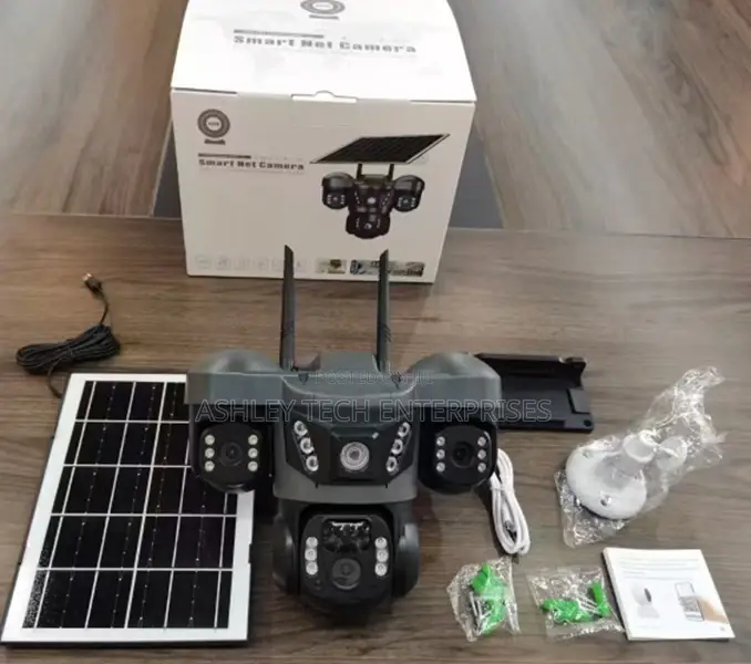 VTS-29 4g Solar PTZ Security Tripple Lens Camera