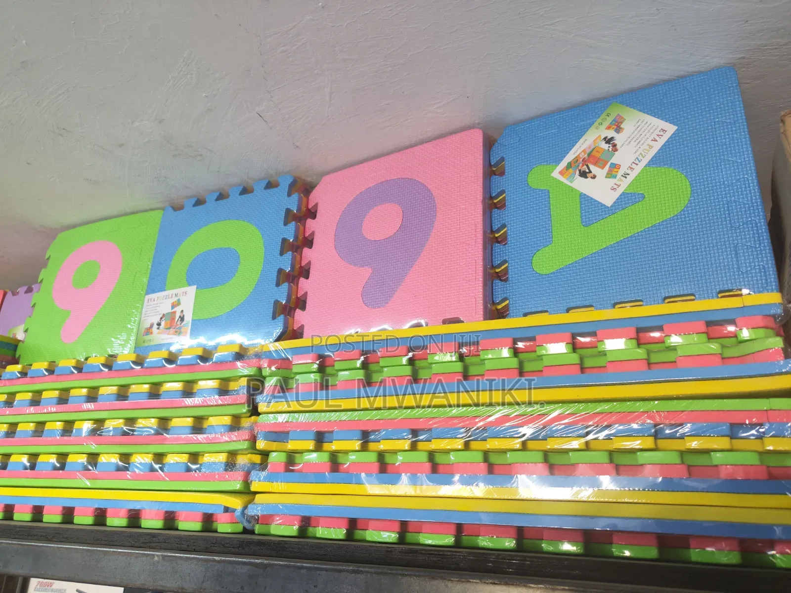 Kids Eva Foam Puzzle Mats – Interlocking Alphabet Number Tiles
