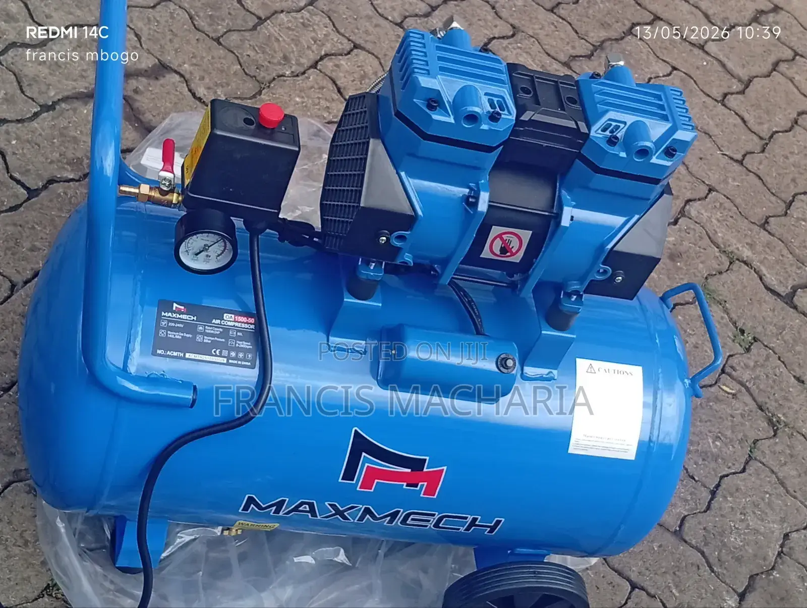 50l Maxmech Compressor Silent