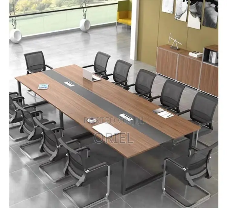 Office Boardroom Table : Office Wooden Top Conference Meeting Table.