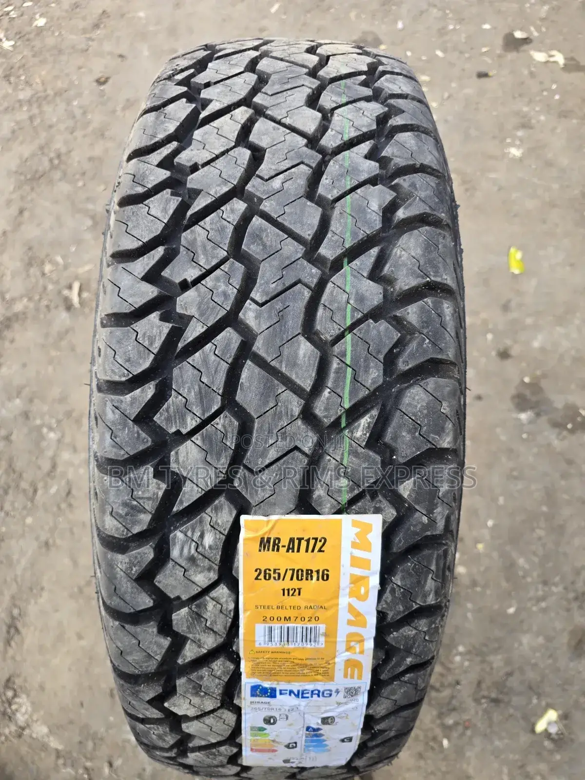 265 /70 R16 Mirage Tires (All Terrein)