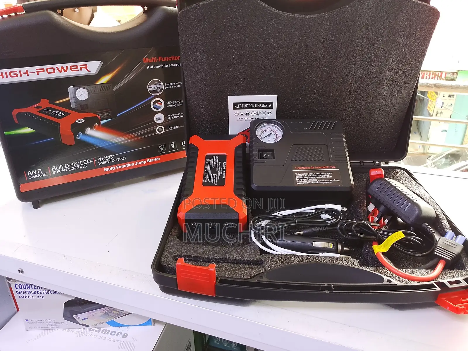 Smart Car Jumpstart Power Bank Kit
