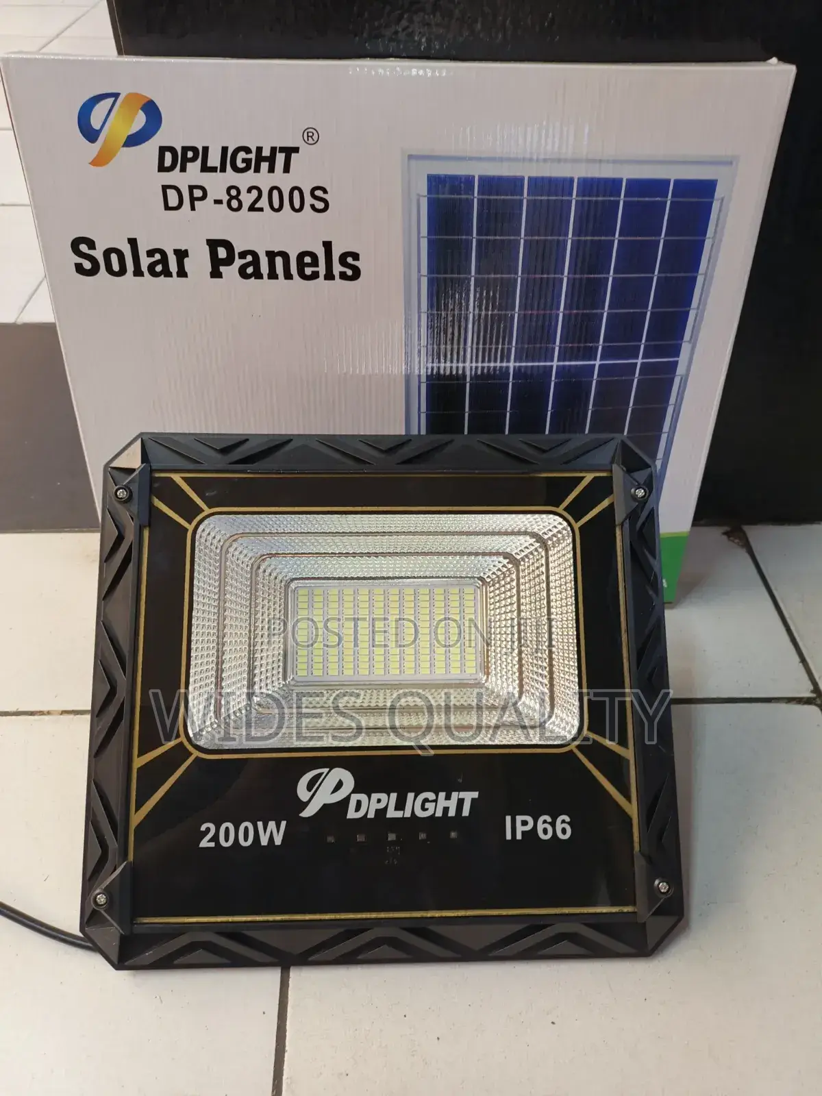 Automatic Solar Floodlight/Dplight 200w Solar-Powered Led Floodlight