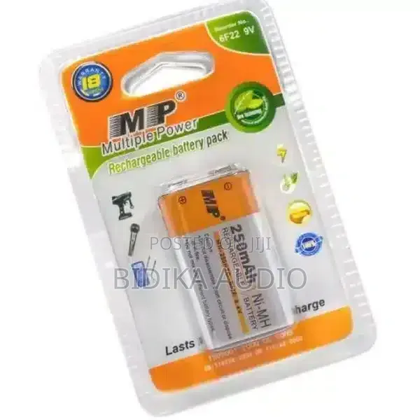 Quality Mp 9v Rechargeable Battery