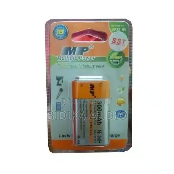 Quality Mp 9v Rechargeable Battery