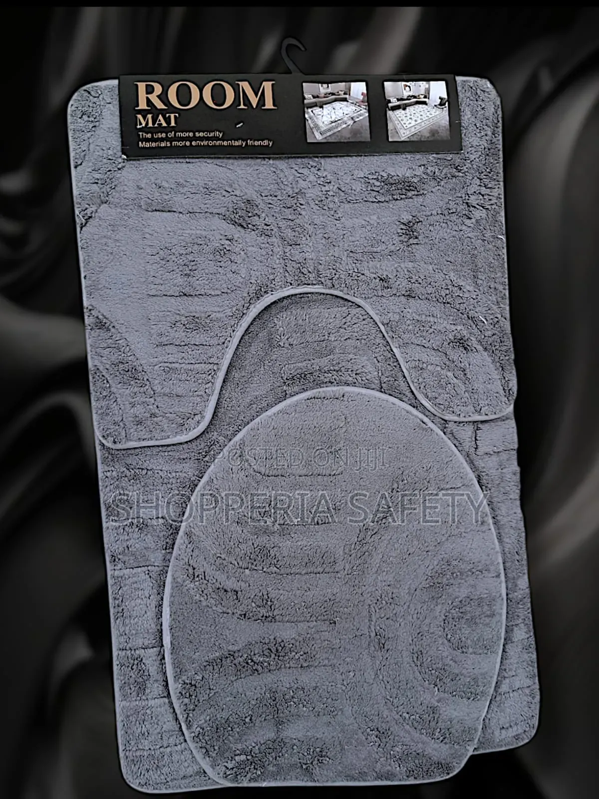 3pc Toilet Mat Set