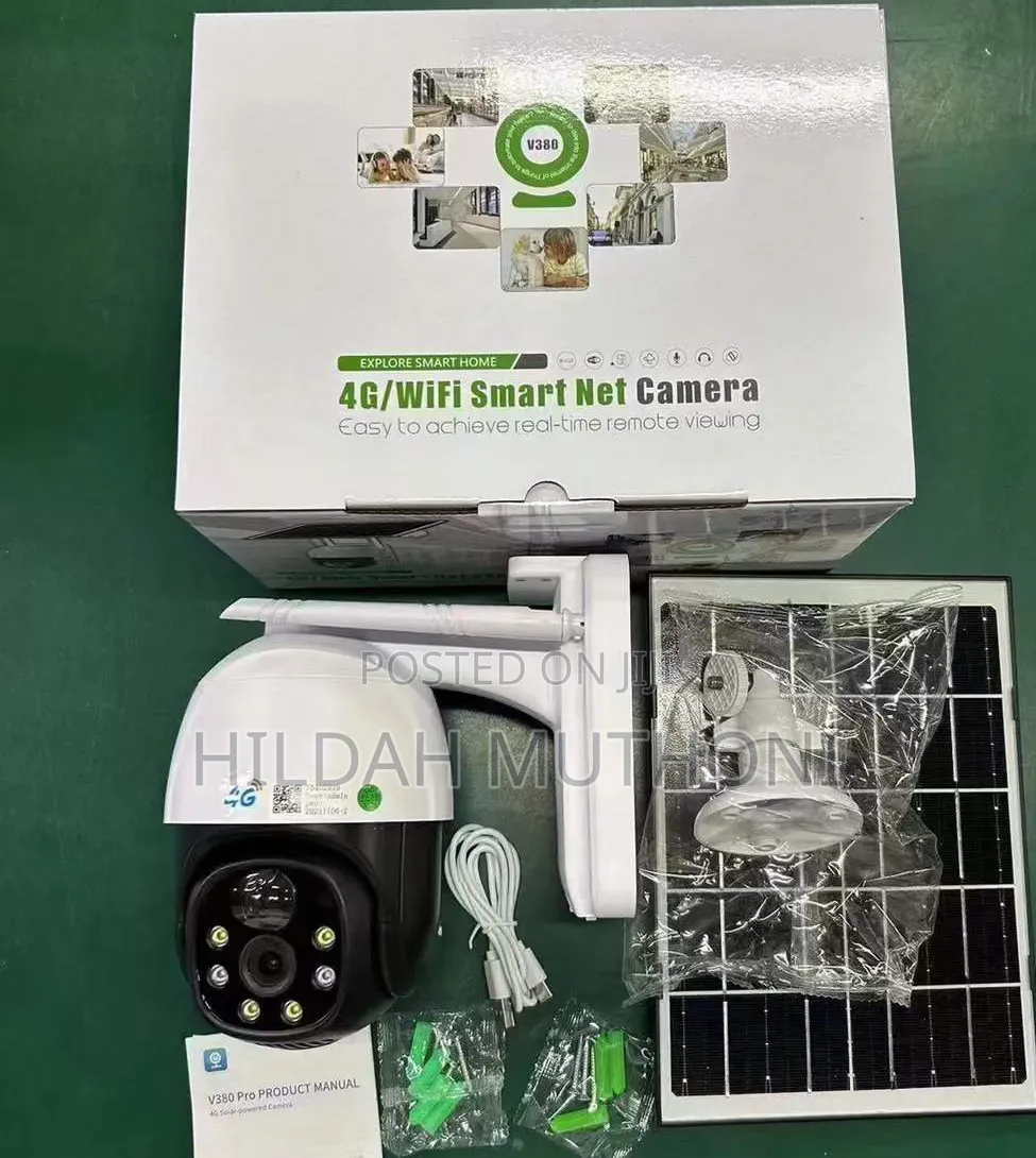 V380 4g Single Lens Solar PTZ Camera