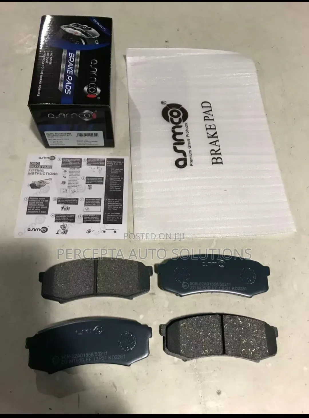 Toyota Prado 95/120/150,Pajero V97/V98 Kd2281 Asimco Rear Brake Pads
