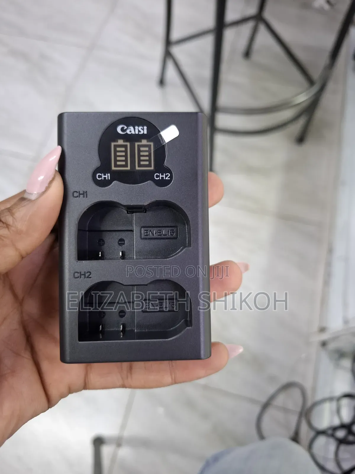 Caisi en-El15c Type-C 2 Batteries Charger for Nikon Cameras – Fast,