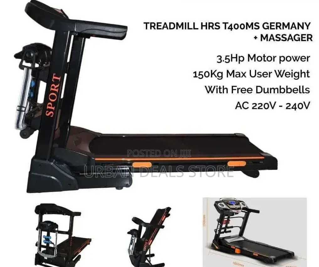 Auto Incline Treadmill With Massage Belt