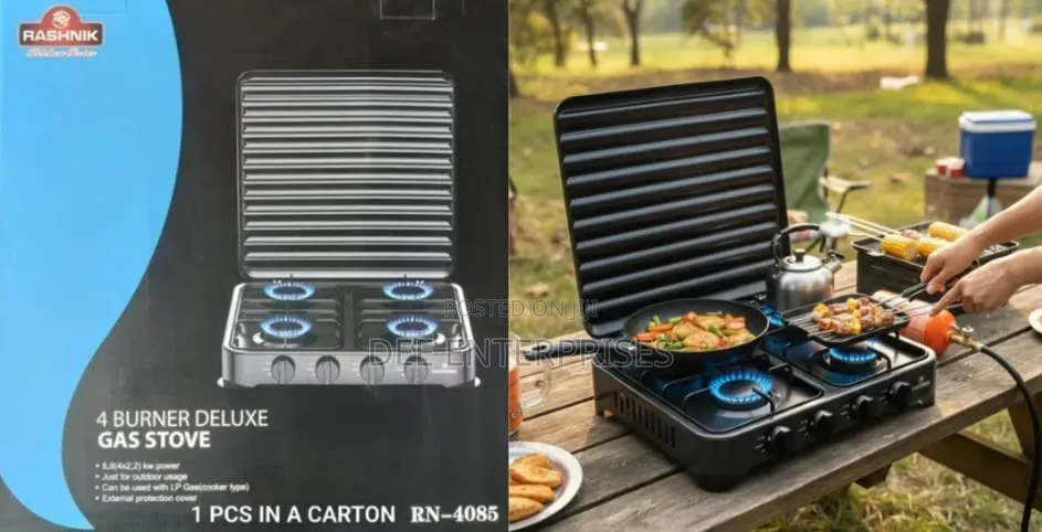 4 Burner Deluxe Table Top Cooker