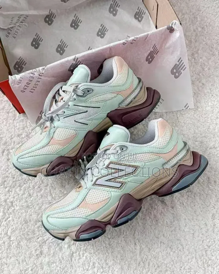 Mint Green Spot New Balance 9060s Size 36 to 45