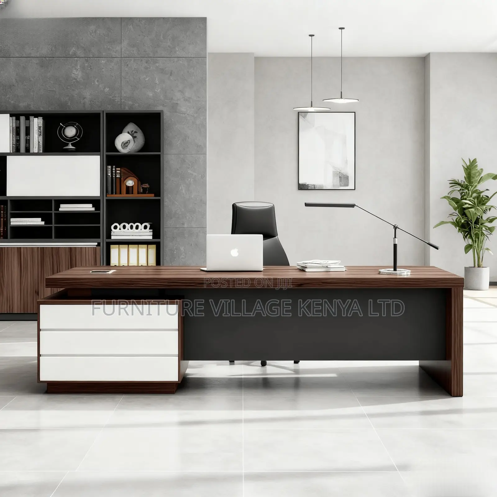 1800mm L-Shaped Imported Wooden Boss Desk